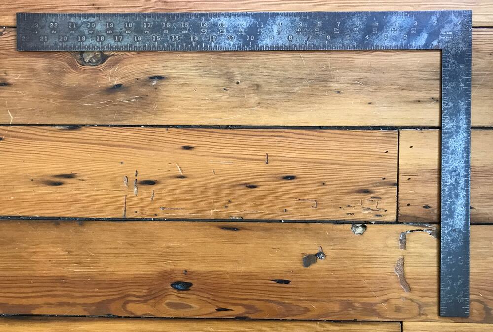 Vtg Antique Stanley Handyman No 900 Framing Ruler Square Tool Made In USA 16x24